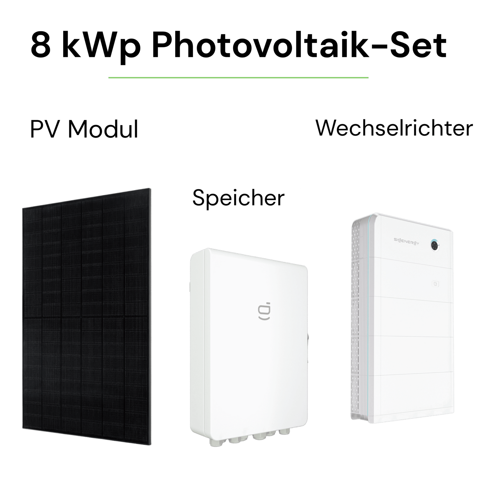 8 kWp Photovoltaik-Set